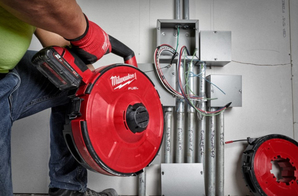 Пристрій акумуляторний для протягування кабелю MILWAUKEE, M18 FPFT-202 ST Set, 36м (зарядний пристрій M12-18 FC, 2 акумулятори M Одеса - фото 7