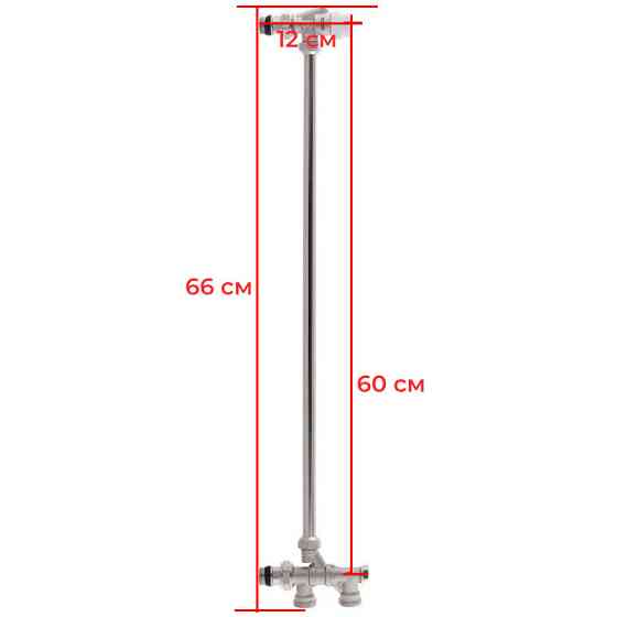 Блок нижнього підключення радіатора з трубкою Koer KR.1135   ( KR2896 ) 20888 Харків