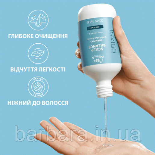 Шампунь для глибокого очищення волосся і шкіри голови Wella Professionals Invigo Balance Aqua Pure Purifying Київ