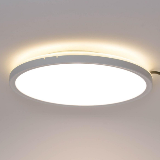 LED Світильник настінно-стельовий 18W 4000К 220V з декоративною підсвіткою білий VL-DL3R-184W Videx Житомир