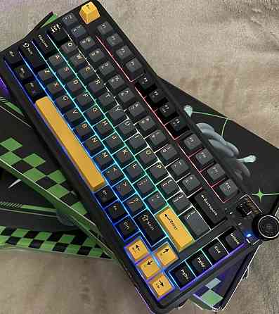 AULA AU75 — механическая клавиатура 75% RGB | 2.4G / BT / Type-C !! Харьков