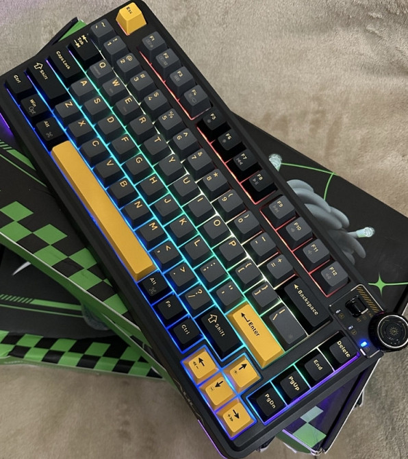 AULA AU75 — механическая клавиатура 75% RGB | 2.4G / BT / Type-C !! Харьков - изображение 1