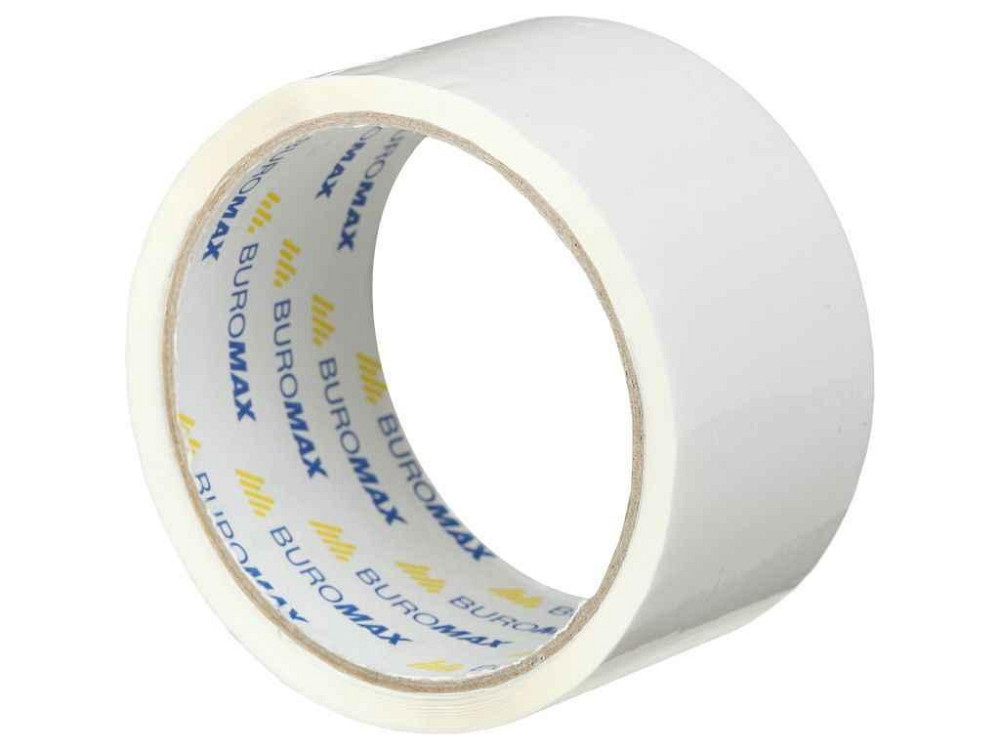 Клейка стрічка пак. 48мм x 35м, біла BM.7007-12 ТМ BUROMAX Київ - фото 1