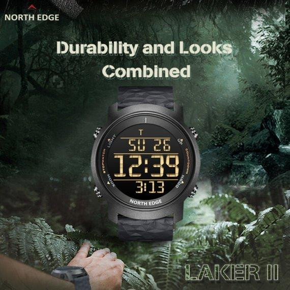 Годинники чоловічі наручні North Edge Aero (Чорні) Вінниця - фото 10