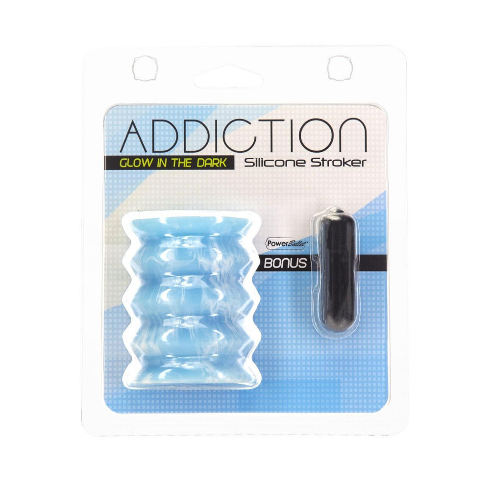 Мастурбатор ADDICTION Silicone Reversible Stroker – Glow in the Dark Sex Aura Киев - изображение 10