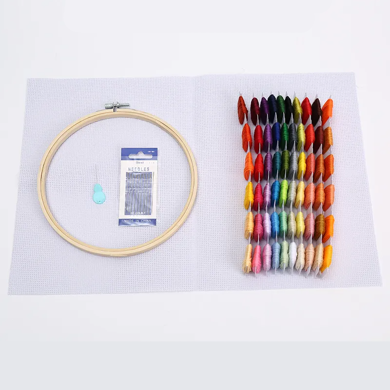 Набор ниток и иголок для шитья, нитки и иголки, обруч для вышивки крестом Каменец-Подольский - изображение 6