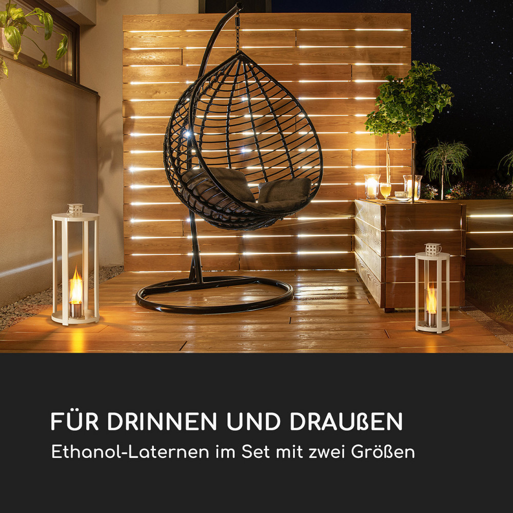 Набор этаноловых фонарей Fiamme Cilindro из 2 горелок из нержавеющей стали 0,3 литра, время горения 4 часа, Ровно - изображение 2