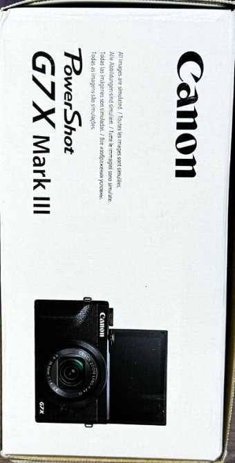 Компактный фотоаппарат Canon PowerShot G7 X Mark III Black 1 шт. NEW! Харьков - изображение 6