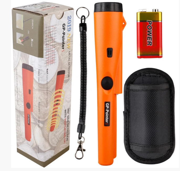 Пинпоинтер GP Pointer + батарейка крона Металошукач (Помаранчевий) Вінниця - фото 6