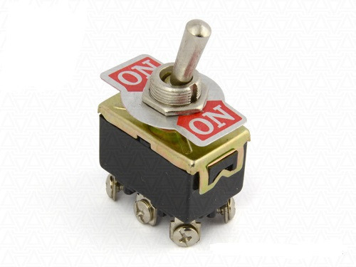 Тумблер KN(3)С-202 ON-ON (6 pin) 15А; 250VAC Daier Полтава - фото 1