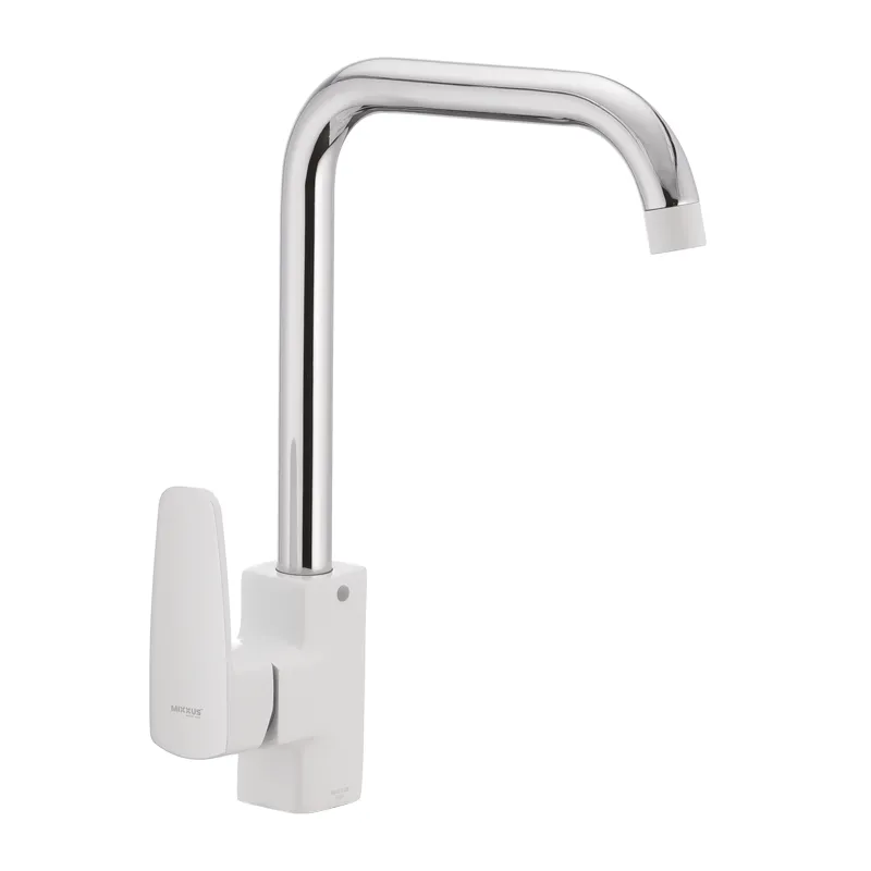 Білий кухонний змішувач Mixxus Missouri 014-G MI0595 Харків - фото 1