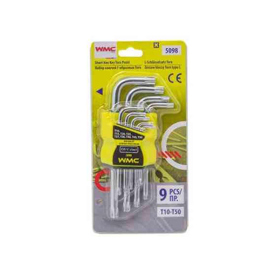 Набор ключей 9пр. Г-оборазных Torx WMC Tools WT-5098 Одесса