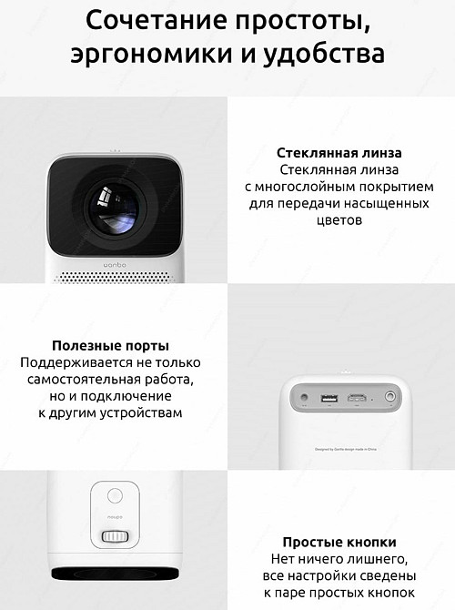 Проектор: Xiaomi Wanbo T2 MAX HDR , Телевизор Samsung ,LD, Yamaha , Sony PS Харьков - изображение 7