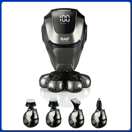 Машинка для стрижки RAF R4087 аккумуляторная, триммер для волос и бороды, насадки, регулировка длины Одесса