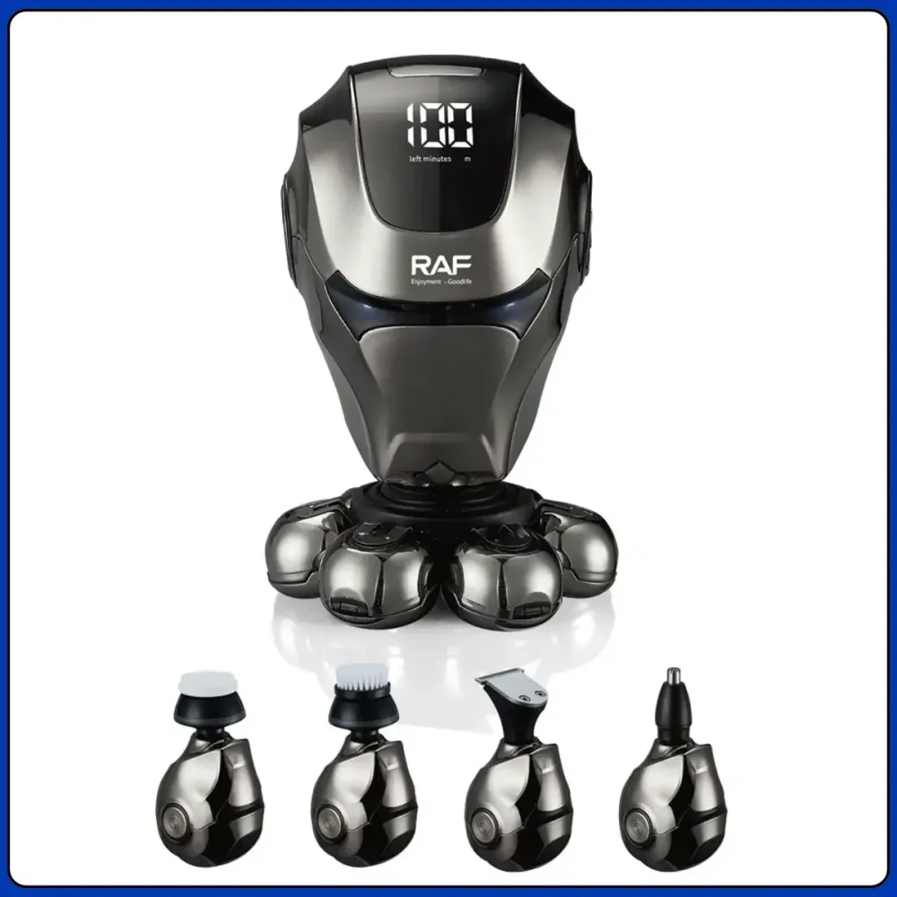 Машинка для стрижки RAF R4087 аккумуляторная, триммер для волос и бороды, насадки, регулировка длины Одесса - изображение 2