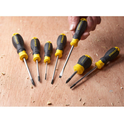 Викрутка Stanley Cushion Grip, SL 5.5x100мм, з жалом, що розширюється. (STHT16146-0) Вінниця - фото 5