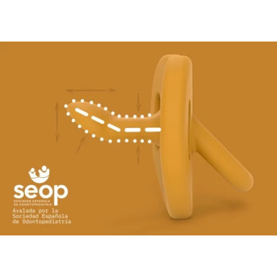 Пустышка Suavinex Colour Essence 6-18 мес, анатомическая силиконовая, прозрачная (308081) Винница - изображение 3