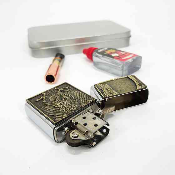 Зажигалка в подарок N9, Зажигалка на день рождения Оригинальная бензиновая HX-36 Львов