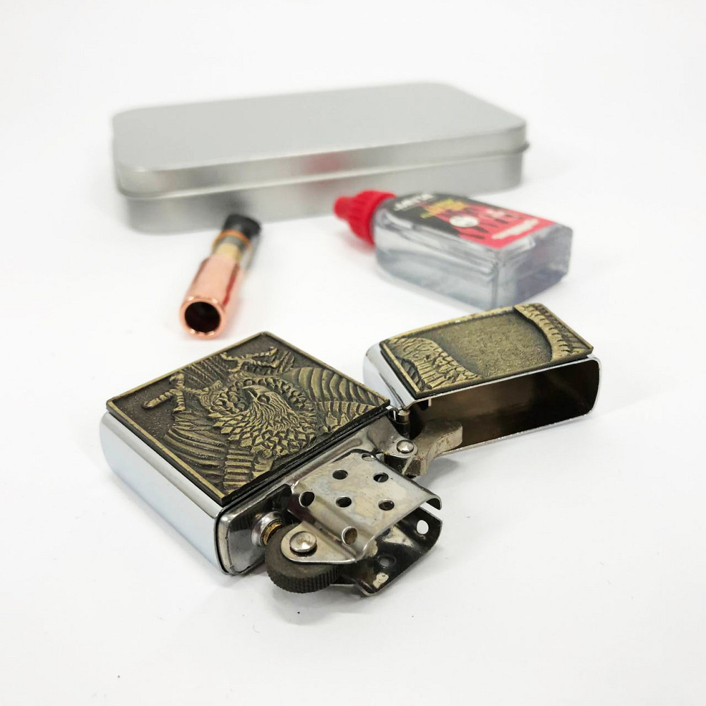 Зажигалка в подарок N9, Зажигалка на день рождения Оригинальная бензиновая HX-36 Львов - изображение 3