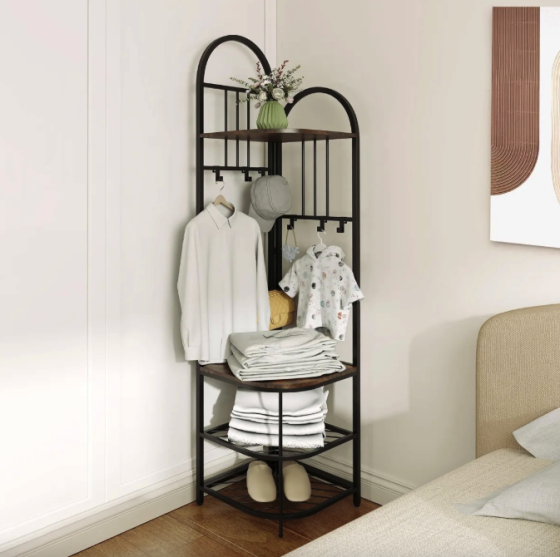 Вішалка для одягу Costway Richi кутова в стилі Loft Київ