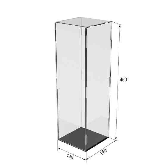 Коробка акриловая EKOSTAR 140х140х450 Киев