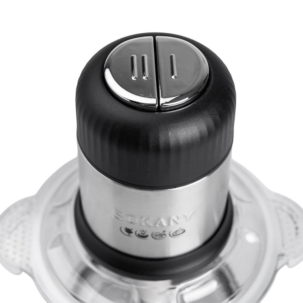 Sokany Чопер подрібнювач 800 Вт 4 леза з чашею на 1,5 літри м'ясорубка Sokany SK-7025A Коломия - фото 3