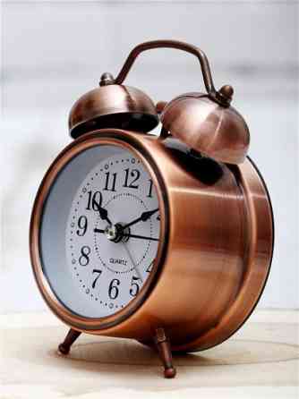 Будильник ретро Медный Janel 12 см Винница