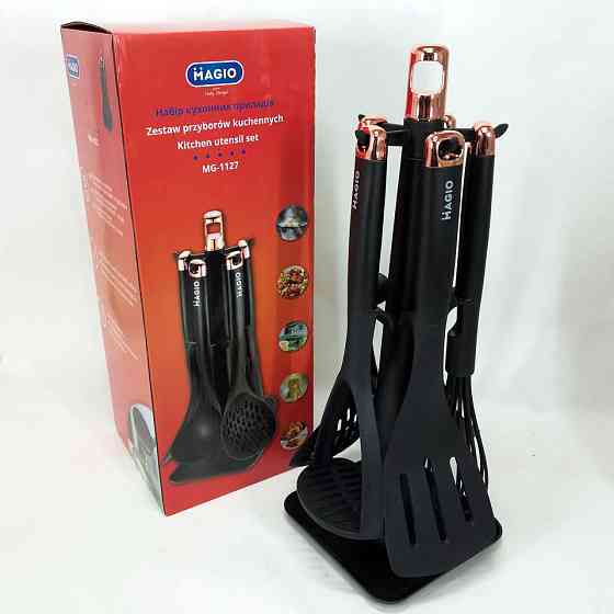 Настільні набори кухонного приладдя Magio MG-1127, Силіконові кухонні приналежності для готування DT-76 Івано-Франківськ