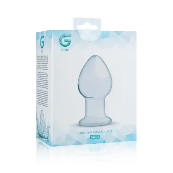 Скляна анальна пробка Gildo Glass Buttplug No. 26 Львів