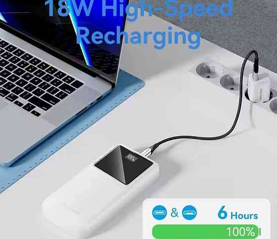 Vention 22,5 Вт Power Bank 30000 мАч PD3.0. Київ