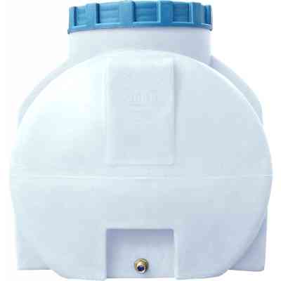 Ємність для води Пласт Бак горизонтальна харчова 250 л біла (763) Вінниця