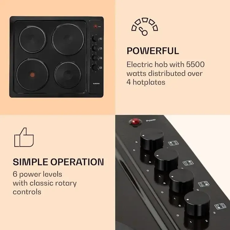 Б/У Встраиваемая электрическая варочная панель Klarstein Appetito 4 из Германии Днепр - изображение 4