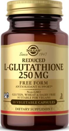 Глутатион Solgar Reduced L-Glutathione 250mg 30 вег капс Київ