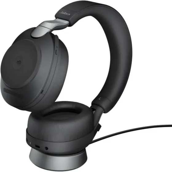 Навушники Jabra Evolve2 85 Stand Link380a MS Stereo Black (28599999989) Київ
