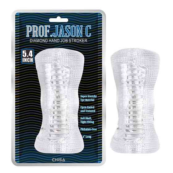 Мастурбатор рельефный Chisa Prof.Jason C Diamond Hand, прозрачный Sex Aura Киев