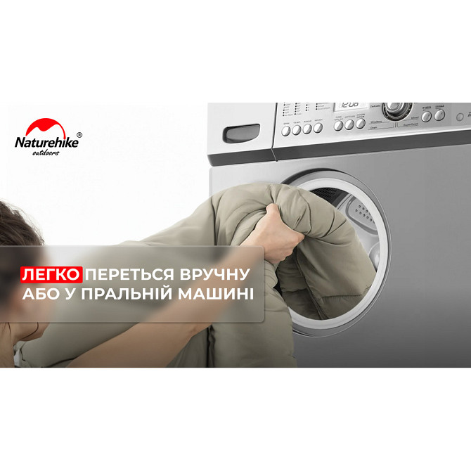 Спальник з капюшоном Naturehike M400 NH20MSD02, (1°C), правий, сірий Киев - изображение 8