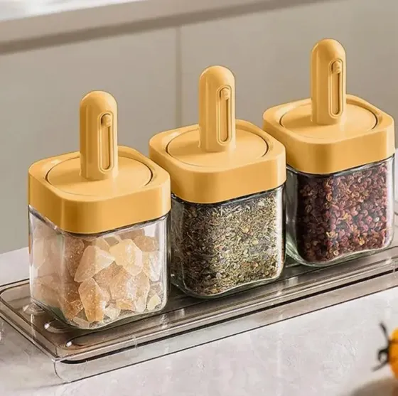 Баночки для приправ 3 шт., спецовница Spice Tin Коломия