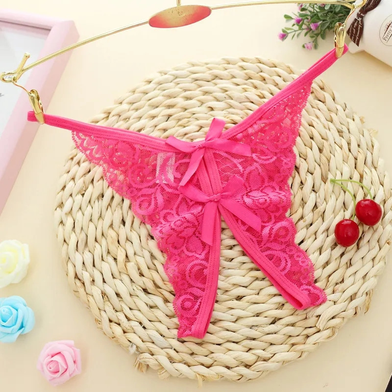 Труси з розрізом малинові розмір універсальний, резинка до 84см Київ - фото 1