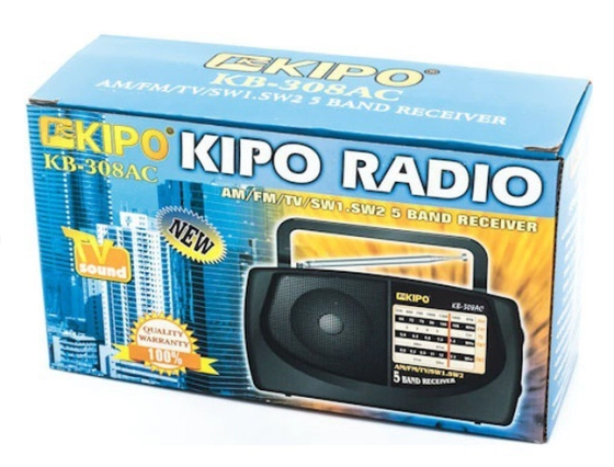 Радіоприймач KIPO KB-308AC 1875 Київ