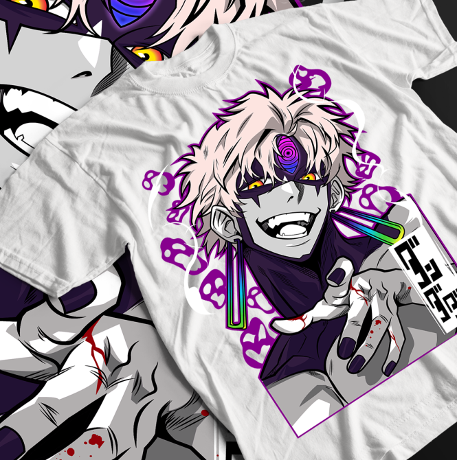 Футболка для хлопчика з аніме принтом Евіл Ейе Дандадан Ейе оверсайз (зріст від 165 до 180) Чорний AnimeJ0595m Дніпро - фото 1