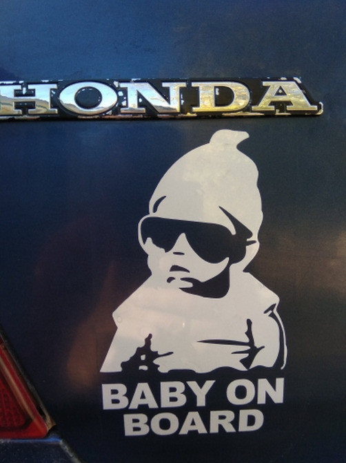 Наклейка на авто Діти у машині Київ - фото 3