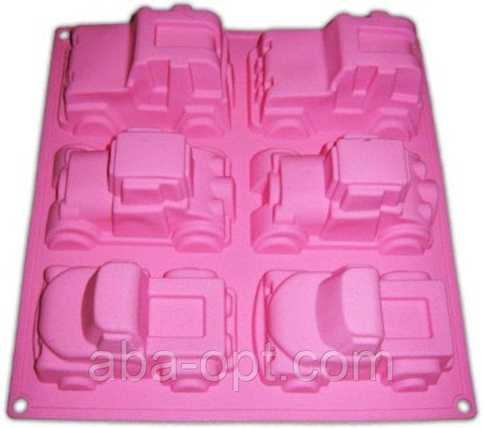 Силиконовая форма на 6 изделий 