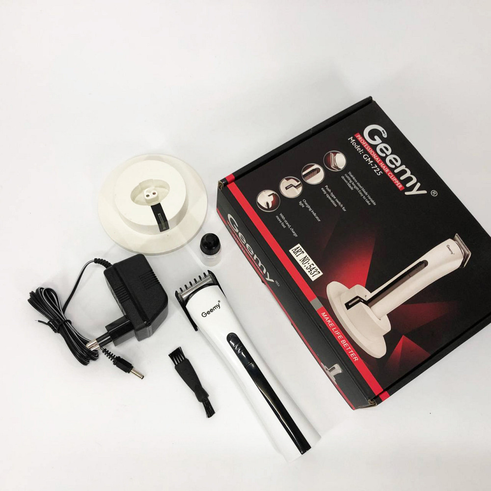 Многофункциональный триммер для стрижки волос и бороды GEMEI, Машинка для стрижки на аккумуляторе SH-83 Львов - изображение 4