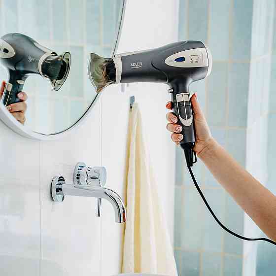 Фен Adler AD 2248 grey champane 2200Вт/ 2 швидкості/ хол.обдув/ темп.режимів-3/ іонізація/ дифузор Вінниця