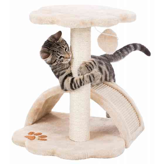 Когтеточка Trixie Junior Vitoria для котов с игрушкой бежевая 36х36х43 см Киев