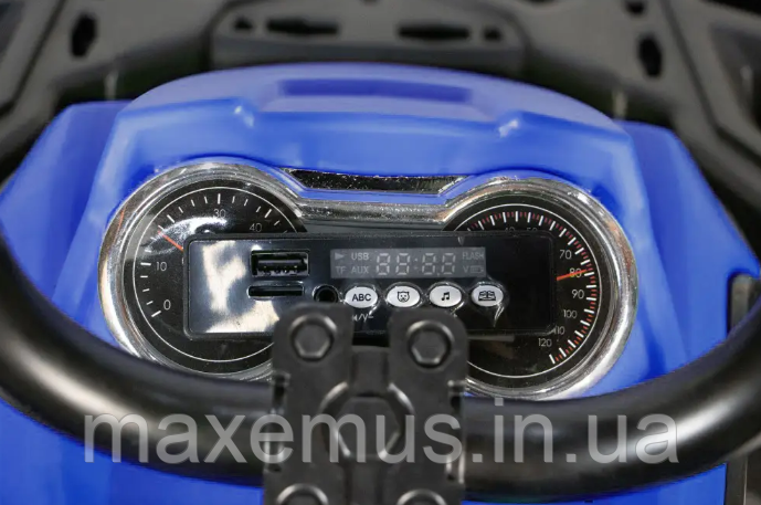 Мощный детский электроквадроцикл аккумуляторный НМ 1288 электрический квадроцикл для детей до 30 кг синий Мостиска - изображение 7