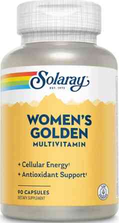 Мультивитамины для женщин Solaray Women's Golden Multi-Vitamin 90 vcaps Киев
