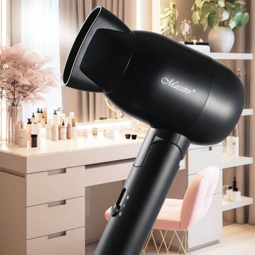 Фен для волосся (дорожній) 1200-1500W (2 швидкості, складна ручка) MR-200 Maestro Житомир - фото 3