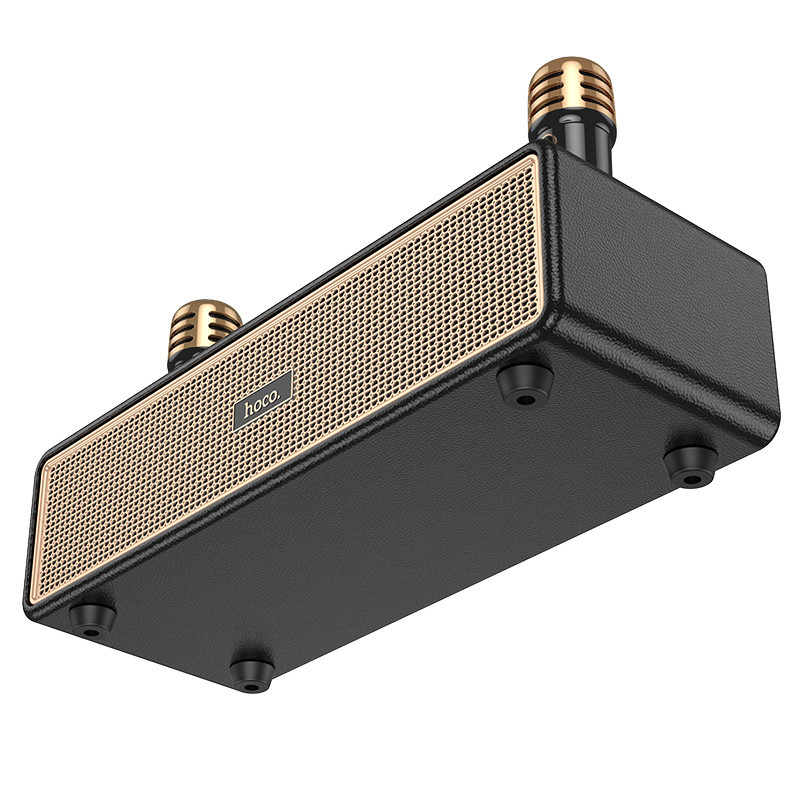 Портативна колонка HOCO BS63 Graceful wireless dual-mic BT speaker Black Киев - изображение 5