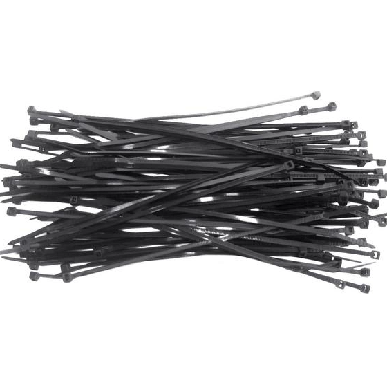 Хомут пластиковий 5,0*350мм чорний 100шт/уп APRO Житомир - изображение 3